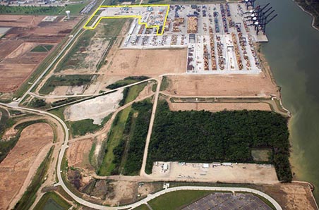 Bayport Phase 1A gate complex clearing and grading