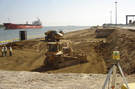 Bayport Phase I wharf clearing and grading